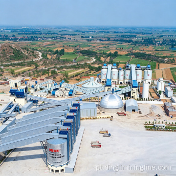 Linha de produção agregada ecológica de 1500 TPH